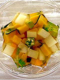 冬瓜入り☆冷たい夏野菜のゼリーよせ-レシピのメイン写真