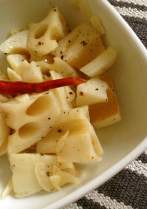☆レンコン・ペペロンチーノ☆-レシピのメイン写真