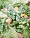 魚肉ｿｰｾｰｼﾞ入りｲﾝｹﾞﾝ卵ｻﾗﾀﾞ