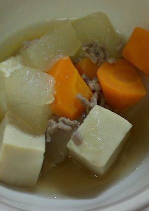 冬瓜と高野豆腐の煮物-レシピのメイン写真