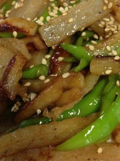 こんにゃく竹輪ピーマン金平-レシピのメイン写真