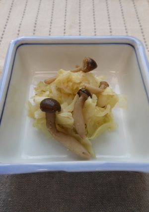 キャベツとしめじのごま和え-レシピのメイン写真