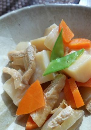 油揚げとじゃが芋の煮物-レシピのメイン写真