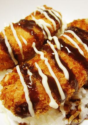 超簡単！ささみフライで健康ソースかつ丼♪-レシピのメイン写真