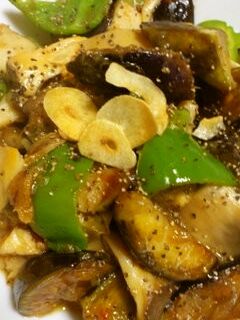ナスとエリンギのピリ辛生姜焼き風♪-レシピのメイン写真