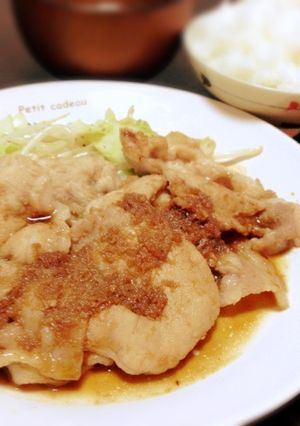 がっつり☆豚肉のたっぷり生姜焼き-レシピのメイン写真