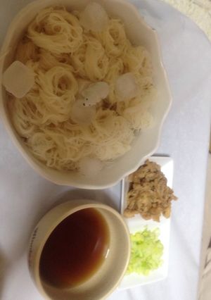 簡単 ♥ 素麺 ＆ 煮麺-レシピのメイン写真