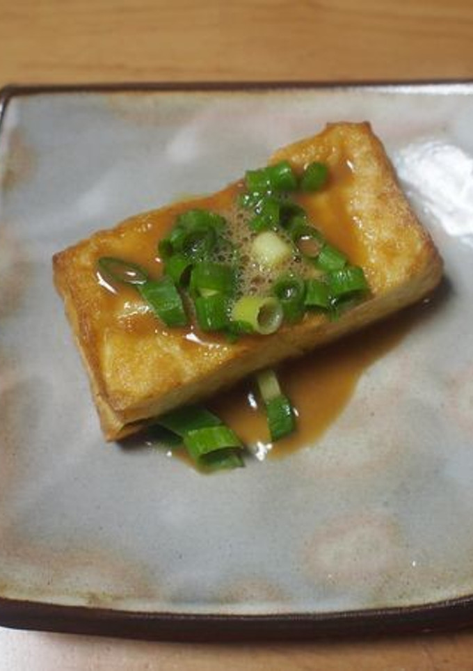 厚揚げのからしポン酢焼き-レシピのメイン写真