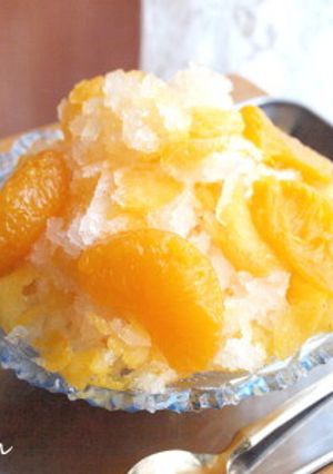 みかん缶でかき氷-レシピのメイン写真