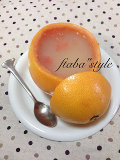 丸ごと!簡単可愛いグレープフルーツゼリー-レシピのメイン写真