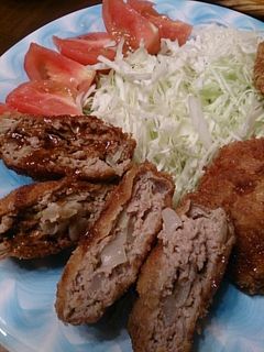 キャベツ入りメンチカツ-レシピのメイン写真
