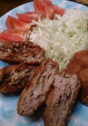 キャベツ入りメンチカツ-レシピのメイン写真