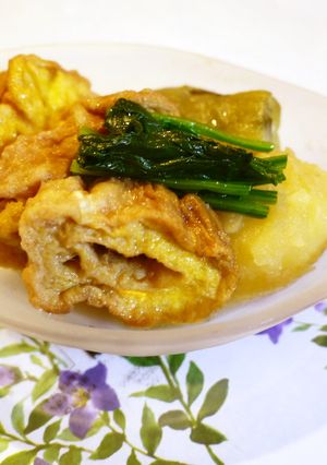 お肉みたいな、お麩の揚げ煮-レシピのメイン写真