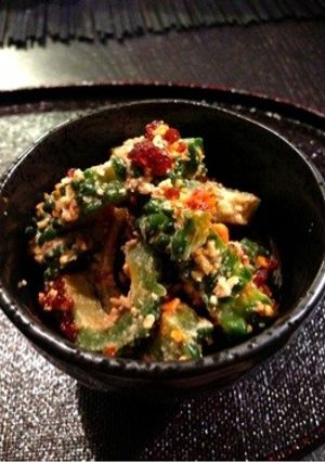 ゴーヤの胡麻辣油和え-レシピのメイン写真
