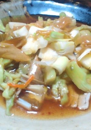 豚肉と茄子の冷静あんかけ-レシピのメイン写真