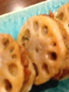 れんこんのはさみ揚げ♪-レシピのメイン写真