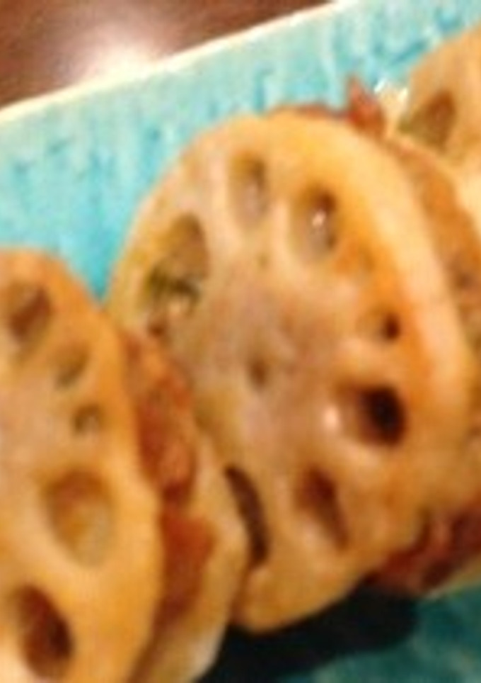 れんこんのはさみ揚げ♪-レシピのメイン写真