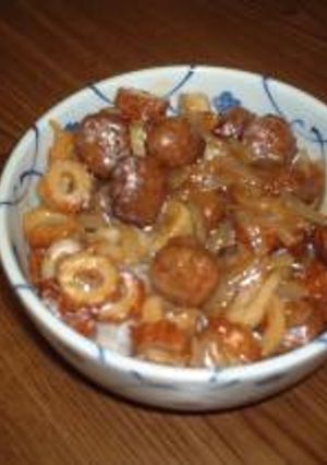 とっても簡単！ミートボール丼-レシピのメイン写真