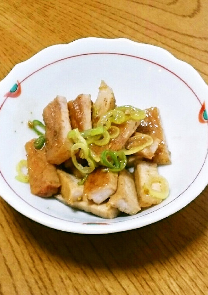 簡単一品☆焼豚とネギの唐辛子和え-レシピのメイン写真