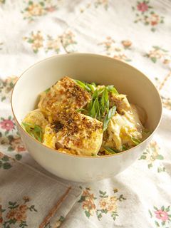 絹ごし豆腐の玉丼(ぎょくどん=たまご丼)-レシピのメイン写真