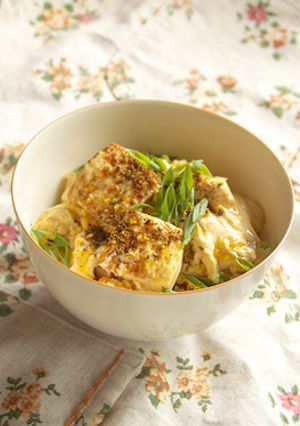 絹ごし豆腐の玉丼（ぎょくどん＝たまご丼）-レシピのメイン写真