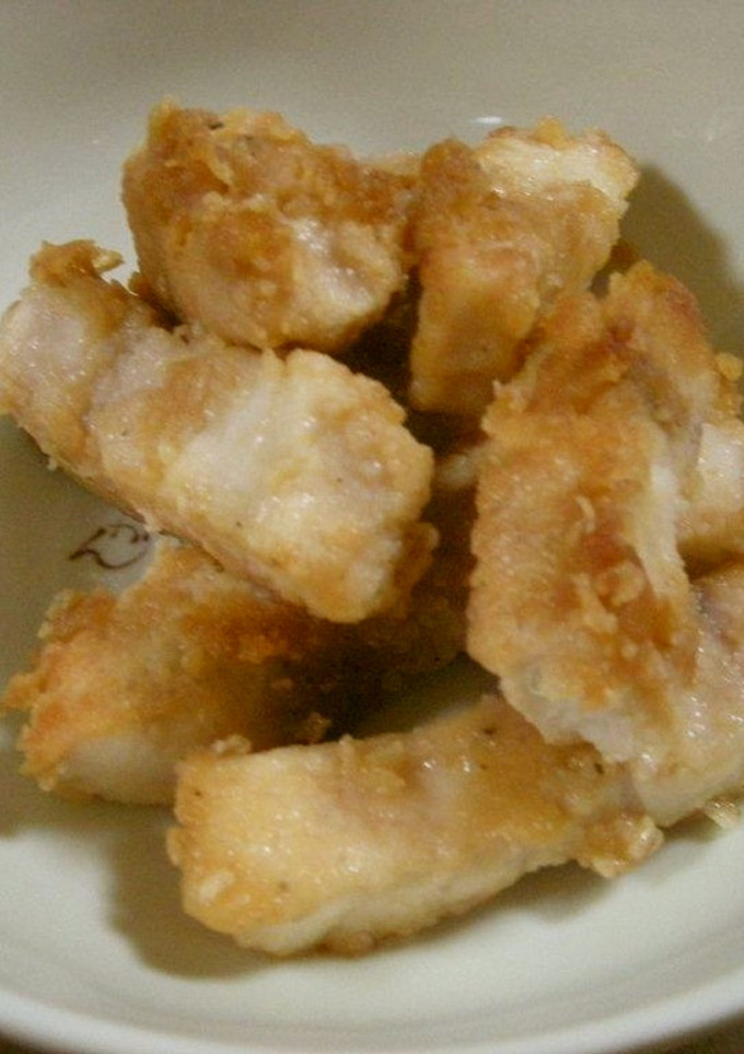 から揚げ粉ｄｅかじきまぐろ焼きました☆-レシピのメイン写真