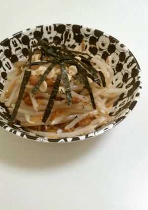 納豆ともやしの簡単あえ物-レシピのメイン写真