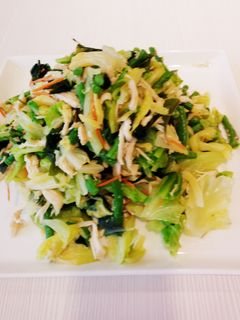 蒸し鶏とキャベツのしょうがサラダ風-レシピのメイン写真