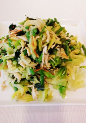 蒸し鶏とキャベツのしょうがサラダ風-レシピのメイン写真