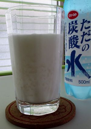 甘酒ヨーグルト炭酸飲料de夏の飲み物-レシピのメイン写真