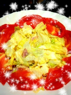 ♡レタスと卵のぱくぱくサラダ♡-レシピのメイン写真