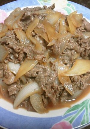 牛肉の甘辛バター醤油焼き(^_-)-☆-レシピのメイン写真
