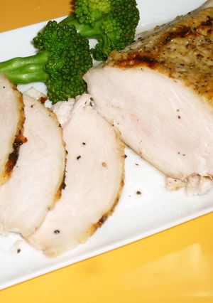 簡単 胸肉の焼きサラダチキン-レシピのメイン写真
