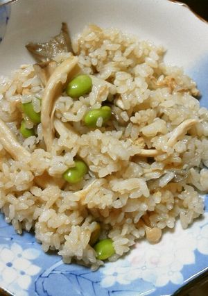 キノコの手抜き炊き込みご飯(*^^)v-レシピのメイン写真