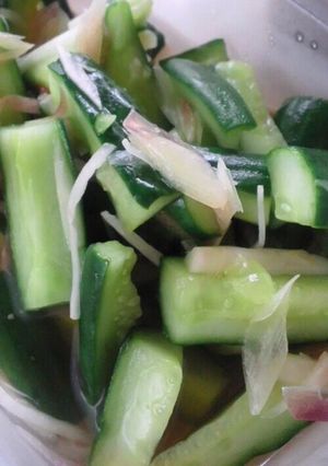 新生姜でさっぱり！夏野菜の浅漬け♪-レシピのメイン写真
