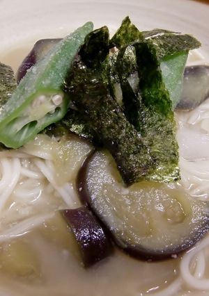 味噌汁リメイクとしても！★簡単★冷汁素麺-レシピのメイン写真
