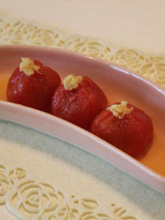 ひんやりトマトの和風出汁生姜味-レシピのメイン写真