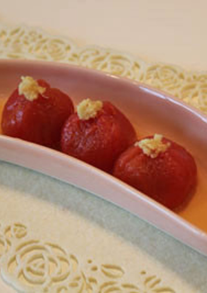 ひんやりトマトの和風出汁生姜味-レシピのメイン写真