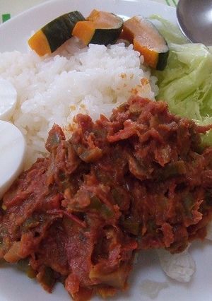 ミニトマトのドライカレー-レシピのメイン写真