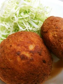 行田B級グルメ☆カレーinゼリーフライ-レシピのメイン写真