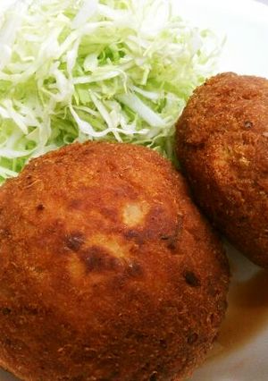 行田B級グルメ☆カレーinゼリーフライ-レシピのメイン写真