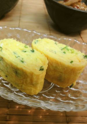 ＊ネギ入り＊厚焼き卵＊-レシピのメイン写真