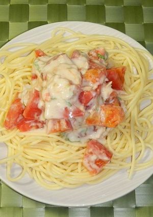 トマトとツナの冷製パスタ-レシピのメイン写真