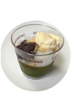 簡単！抹茶ゼリーパフェ-レシピのメイン写真