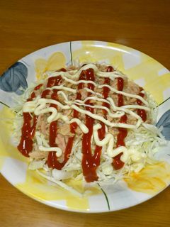 キャベツとツナのケチャップマヨサラダ-レシピのメイン写真
