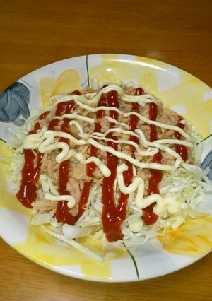 キャベツとツナのケチャップマヨサラダ-レシピのメイン写真