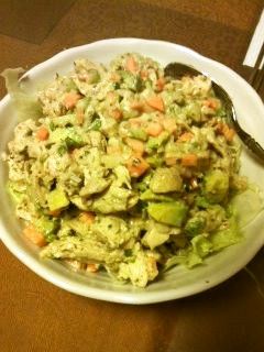 アボカド入りチキンサラダ-レシピのメイン写真