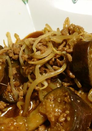 もやし入り麻婆なす-レシピのメイン写真