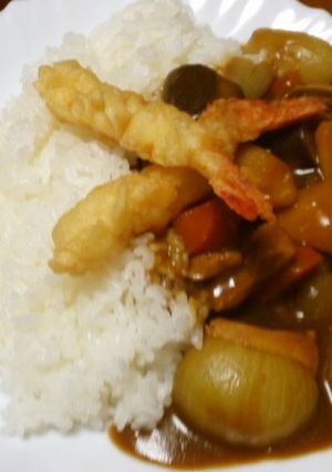 ご当地☆名古屋鳥×えび天みそ風味カレー-レシピのメイン写真