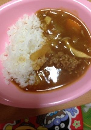 ひき肉カレー-レシピのメイン写真